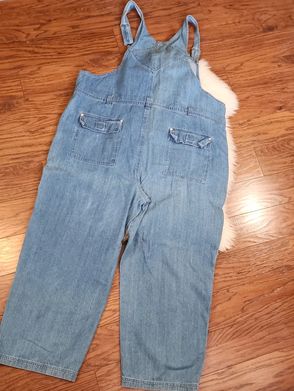 Venezia Lane Bryant Vintage Plus Blue Denim Womens Overalls - Picture 2 of 5